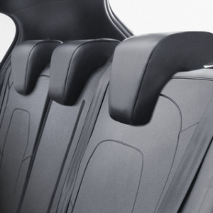 ACTIVline* Prevleka za zadnje sedeže, črna